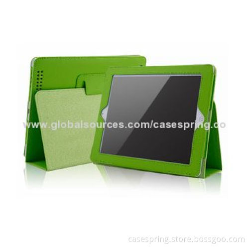 Leather Cases for iPad, Protective Sleeve Embossed, High-temperature Super Magnets